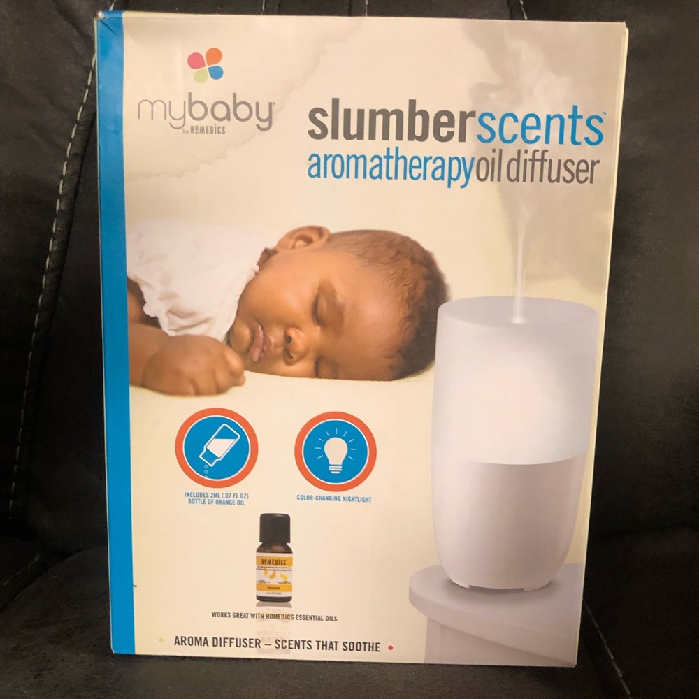 NIB MyBaby by Homedics Slumber Scents Aromatherapy Oil Diffuser